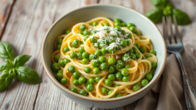 Pasta and peas recipe