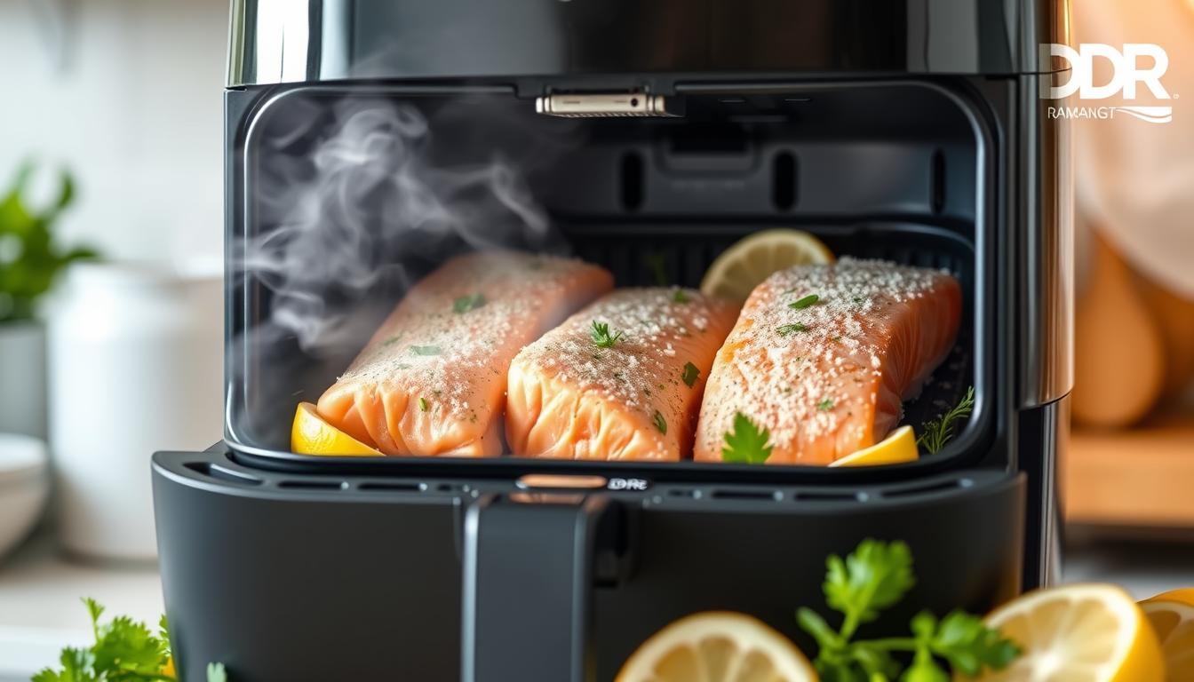 frozen salmon in air fryer