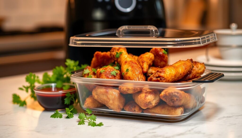 Air Fryer Chicken Wings Storage