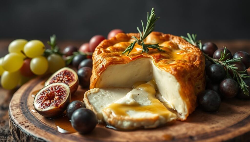 Baked Brie in Puff Pastry Appetizer