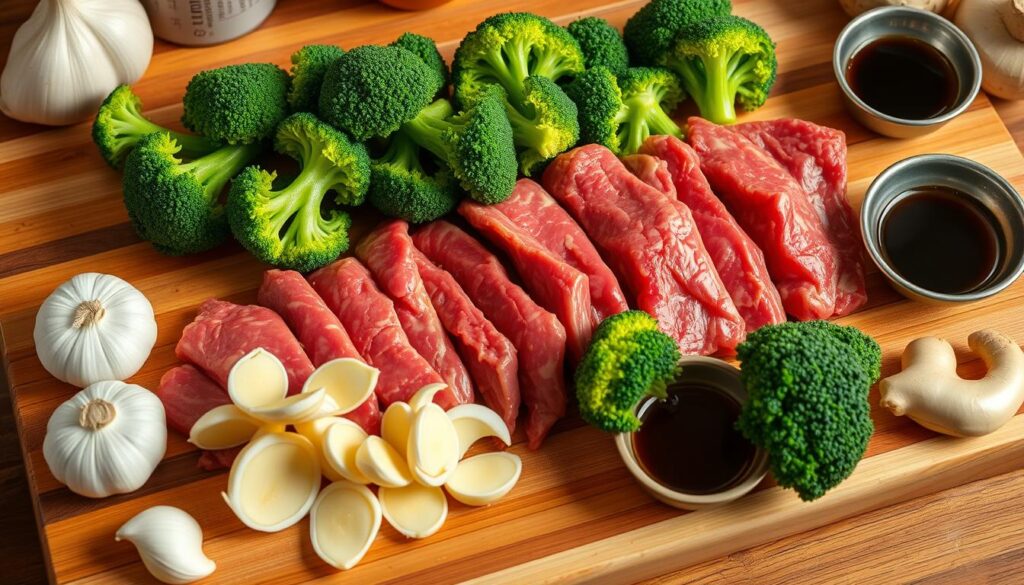 Beef and Broccoli Ingredient Preparation