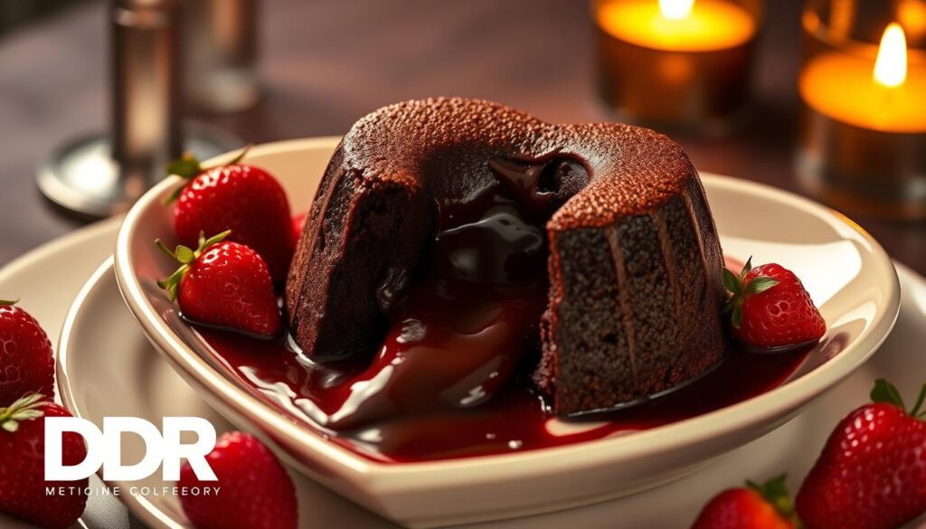 Chocolate Lava Cake Valentine's Dessert