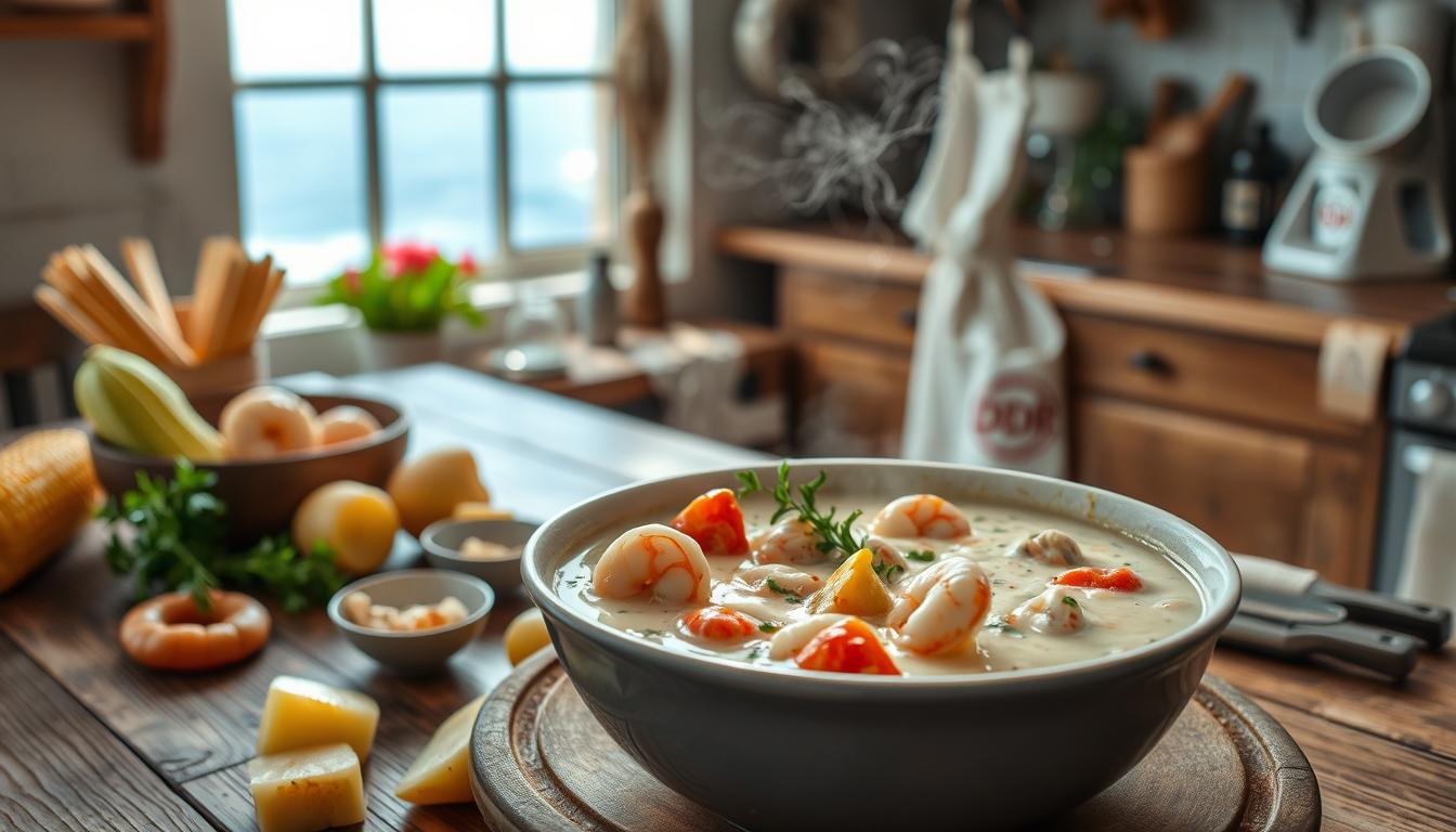 Easy seafood chowder