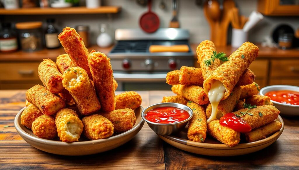 Homemade Mozzarella Sticks Comparison