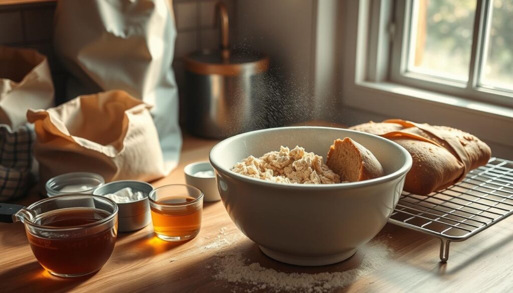 Honey Wheat Bread Preparation