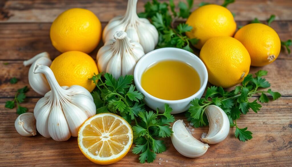 Lemon Garlic Marinade Ingredients