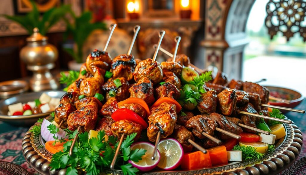 Moroccan Grilled Meat Varieties for Eid