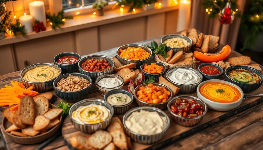 Party Dips and Cheese Spreads