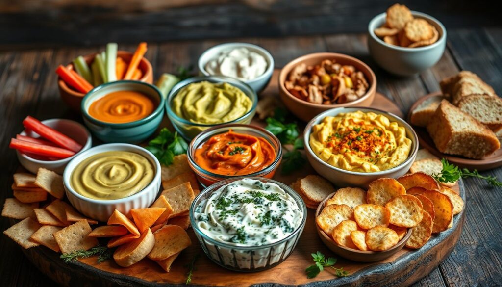 Party Dips and Cheese Spreads