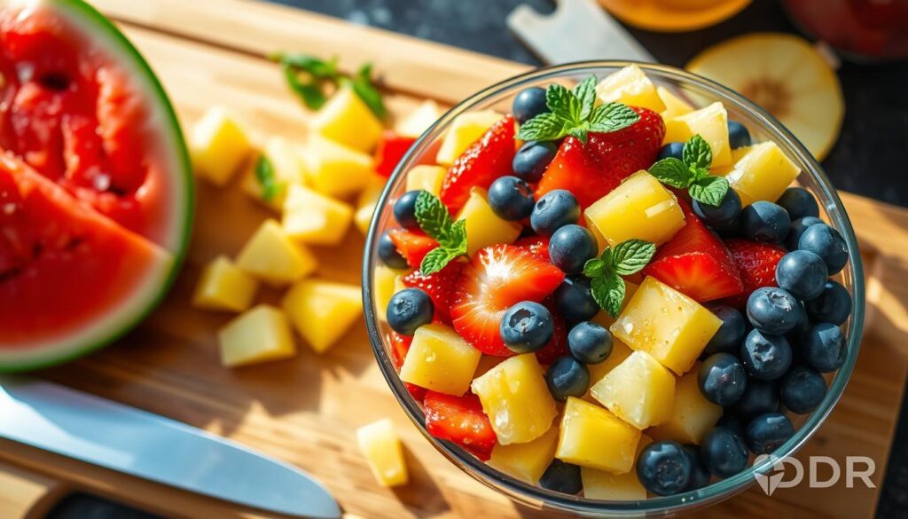 Perfect Summer Fruit Salad Preparation