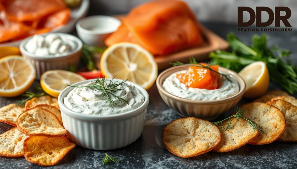 Smoked Salmon Dip Preparation