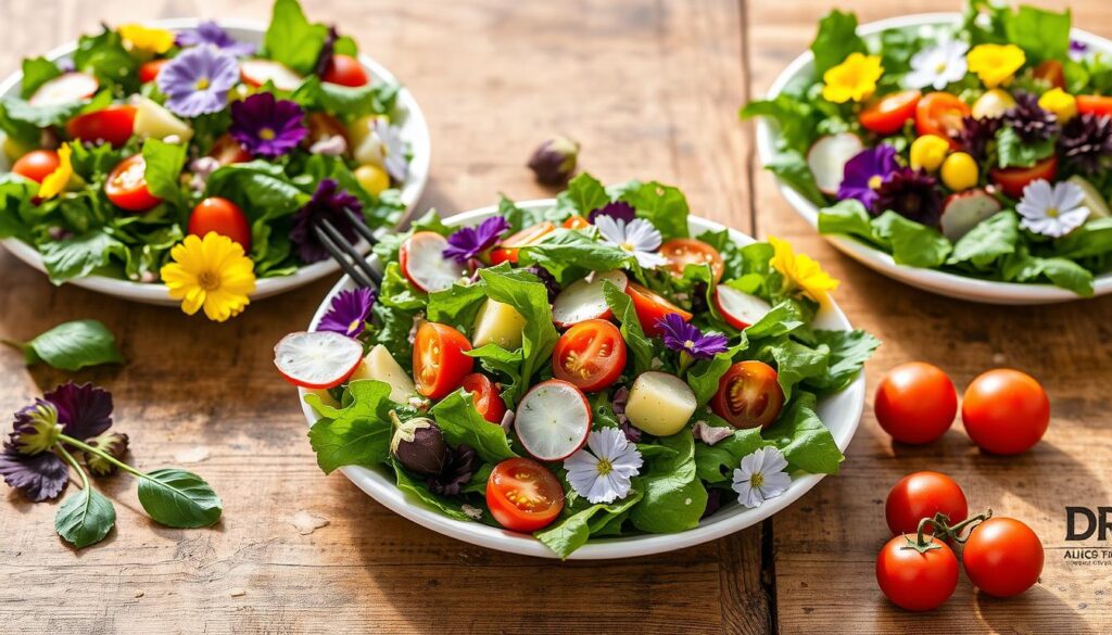 Spring Salads with Fresh Produce