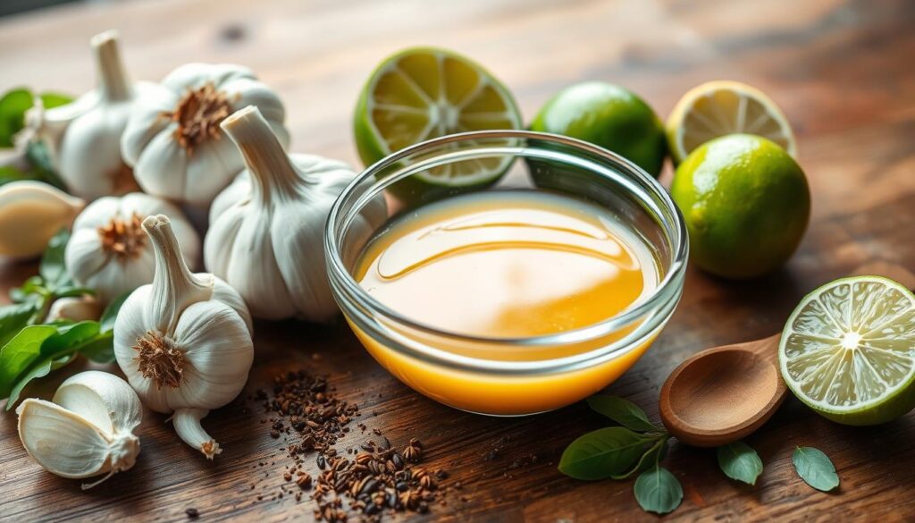 Sweet Garlic Lime Sauce Preparation