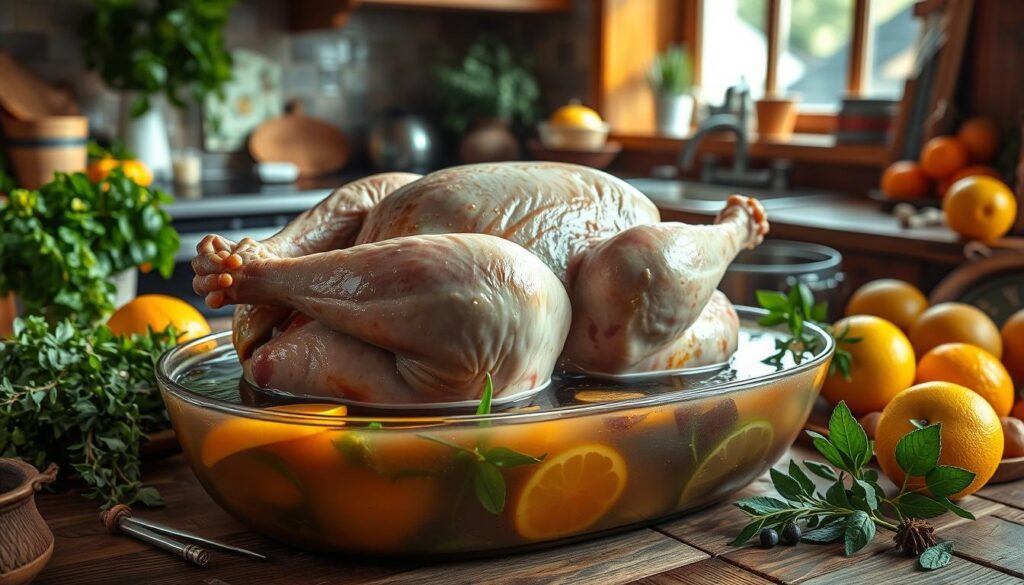 Turkey Brining Technique