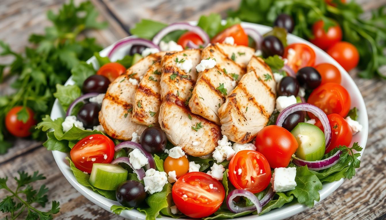 greek chicken salad