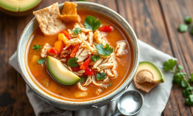 Delicious & Healthy Chicken Tortilla Soup Recipe: A Mexican-Inspired Classic 1 healthy chicken tortilla soup