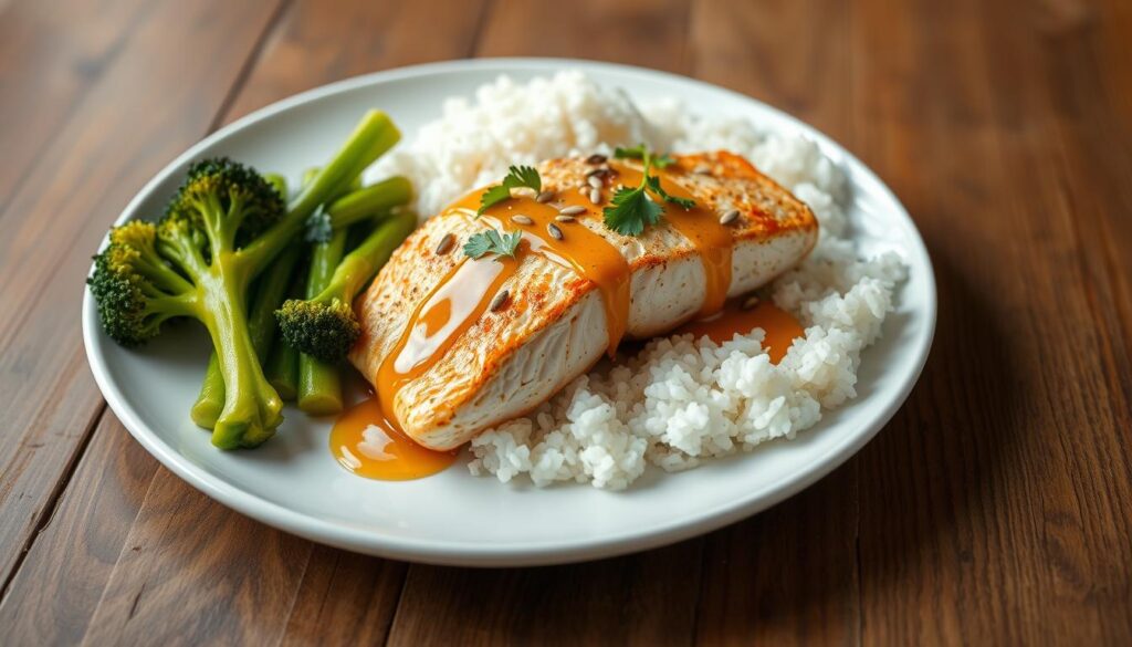 honey garlic salmon