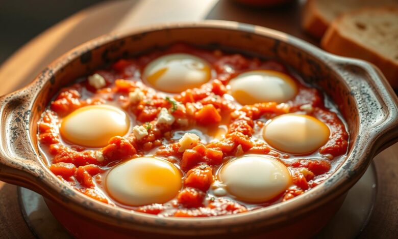 Baked Feta Eggs: A Savory and Irresistible Breakfast 1 Baked Feta Eggs