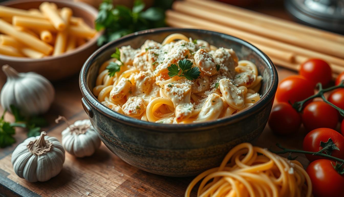 Cheesy Chicken Pasta