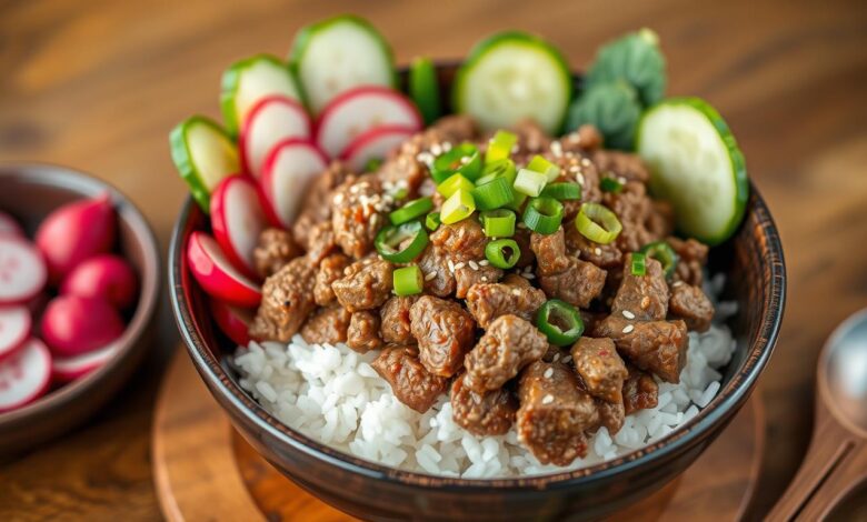 Aromatic Korean Ground Beef Bowl: A Tasty Delight 1 Korean Ground Beef Bowl