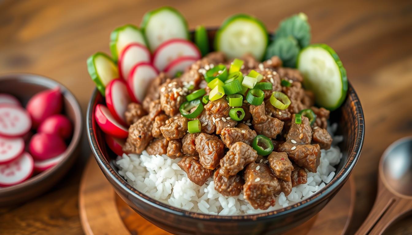 Korean Ground Beef Bowl