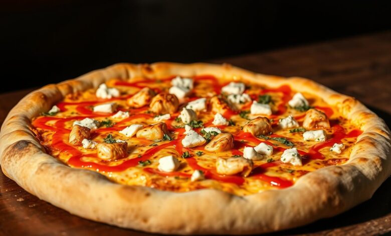 Delicious Buffalo Chicken Pizza: Spicy & Satisfying 1 buffalo chicken pizza